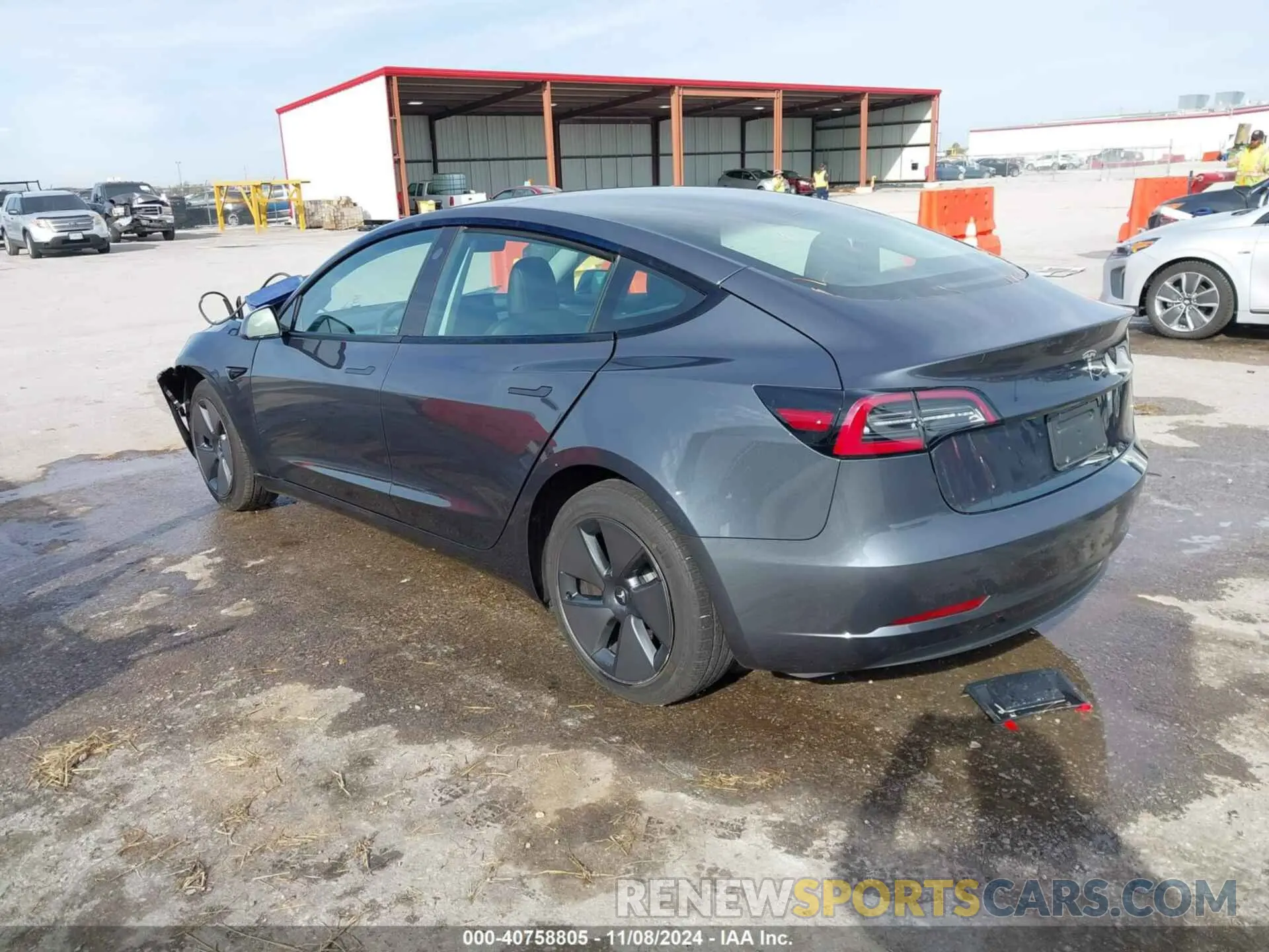 3 Photograph of a damaged car 5YJ3E1EA5PF407992 TESLA MODEL 3 2023
