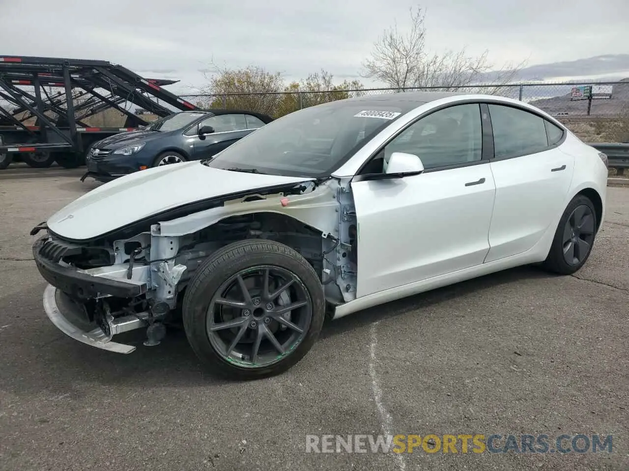 1 Photograph of a damaged car 5YJ3E1EA5PF413923 TESLA MODEL 3 2023