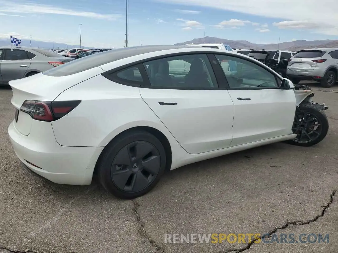 3 Photograph of a damaged car 5YJ3E1EA5PF413923 TESLA MODEL 3 2023