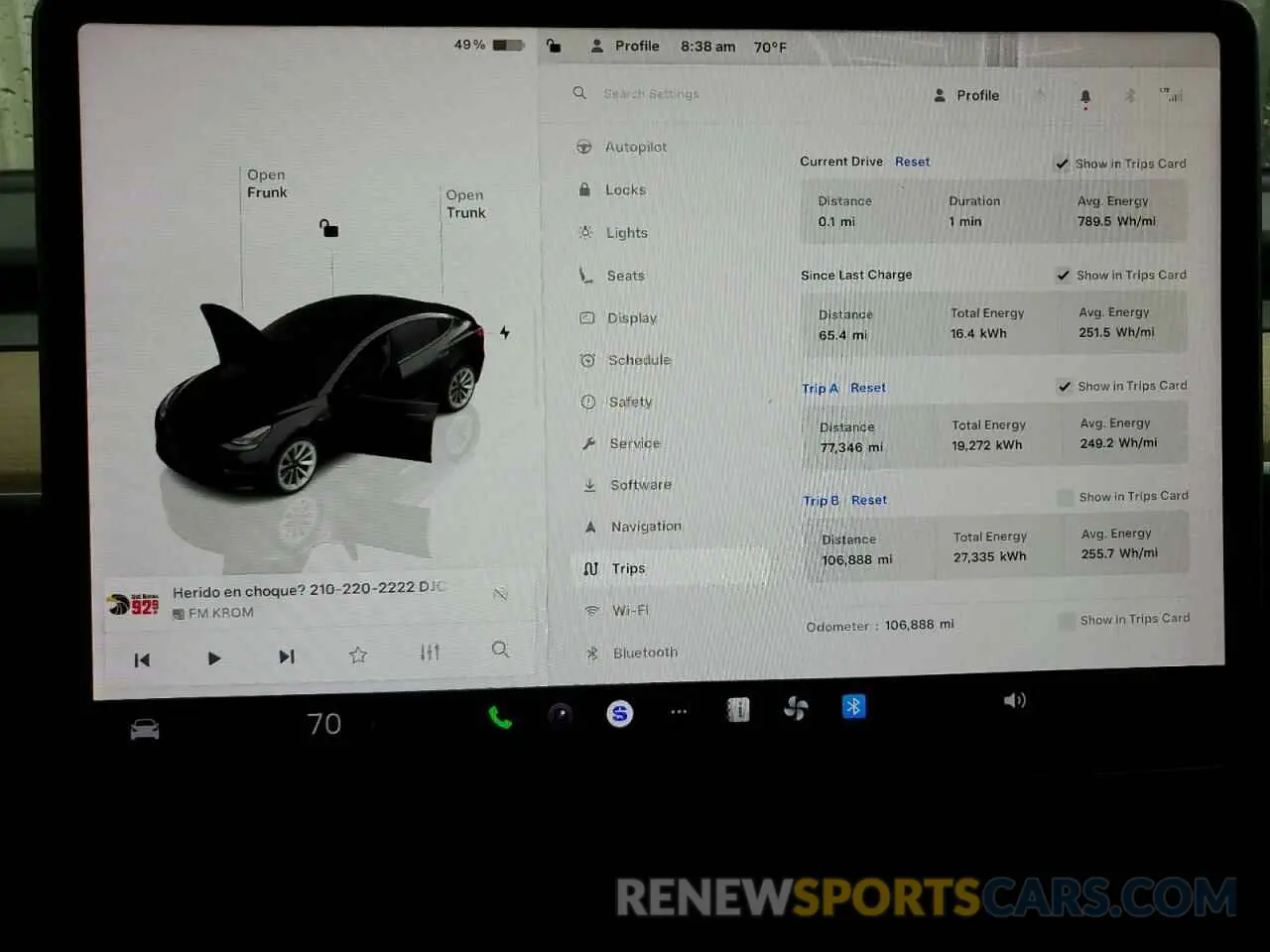9 Photograph of a damaged car 5YJ3E1EA5PF430334 TESLA MODEL 3 2023