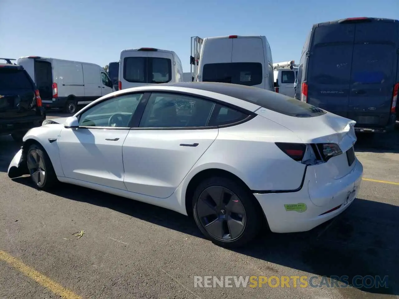 2 Photograph of a damaged car 5YJ3E1EA5PF436103 TESLA MODEL 3 2023