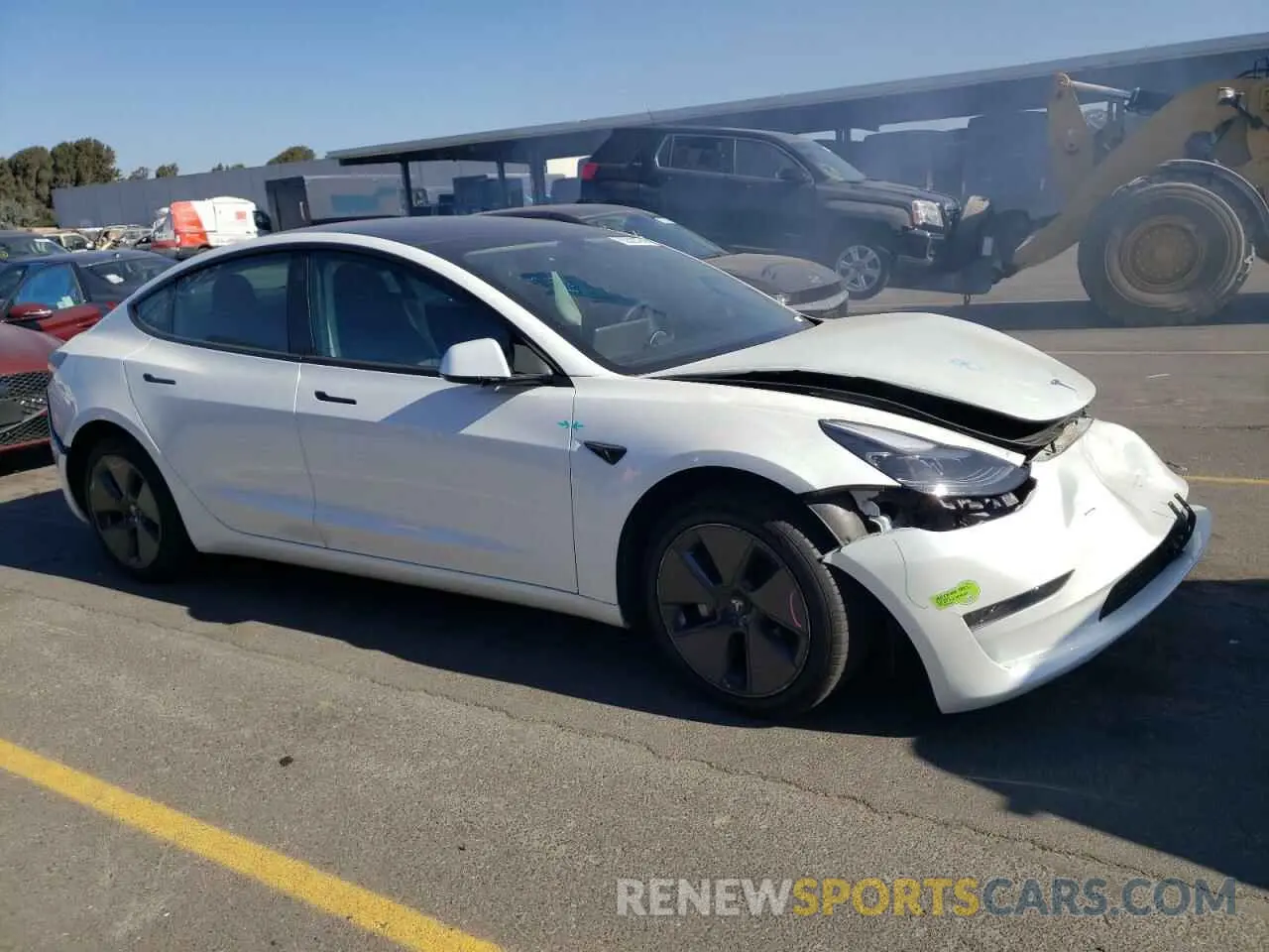 4 Photograph of a damaged car 5YJ3E1EA5PF436103 TESLA MODEL 3 2023