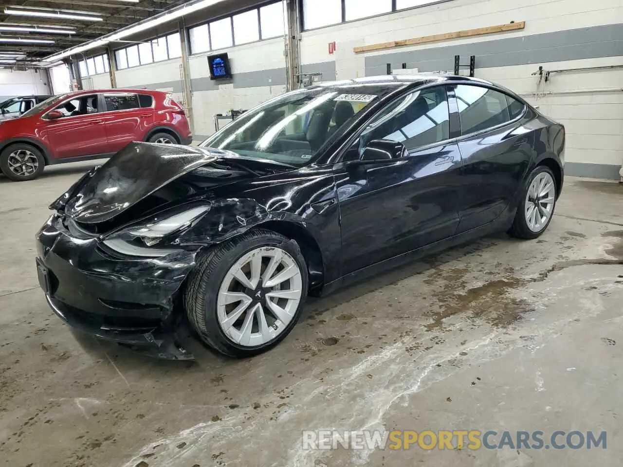 1 Photograph of a damaged car 5YJ3E1EA5PF439017 TESLA MODEL 3 2023