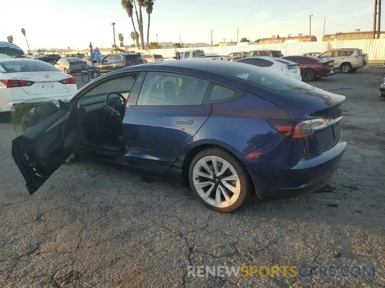 2 Photograph of a damaged car 5YJ3E1EA5PF449448 TESLA MODEL 3 2023