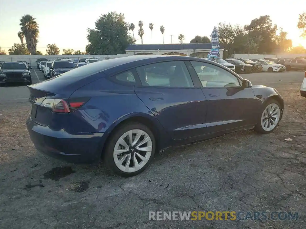 3 Photograph of a damaged car 5YJ3E1EA5PF449448 TESLA MODEL 3 2023