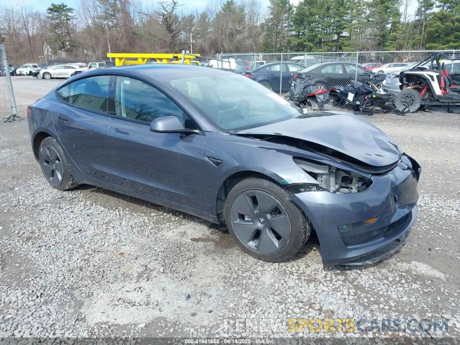 1 Photograph of a damaged car 5YJ3E1EA5PF451085 TESLA MODEL 3 2023