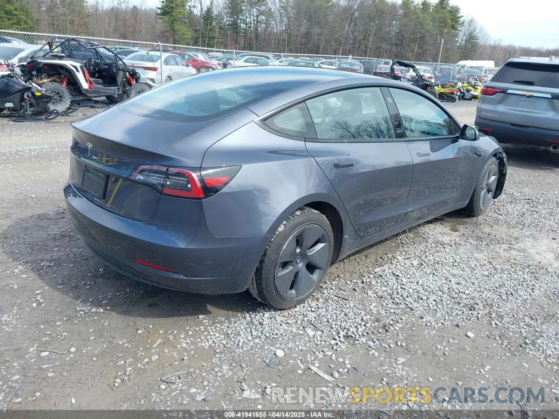4 Photograph of a damaged car 5YJ3E1EA5PF451085 TESLA MODEL 3 2023