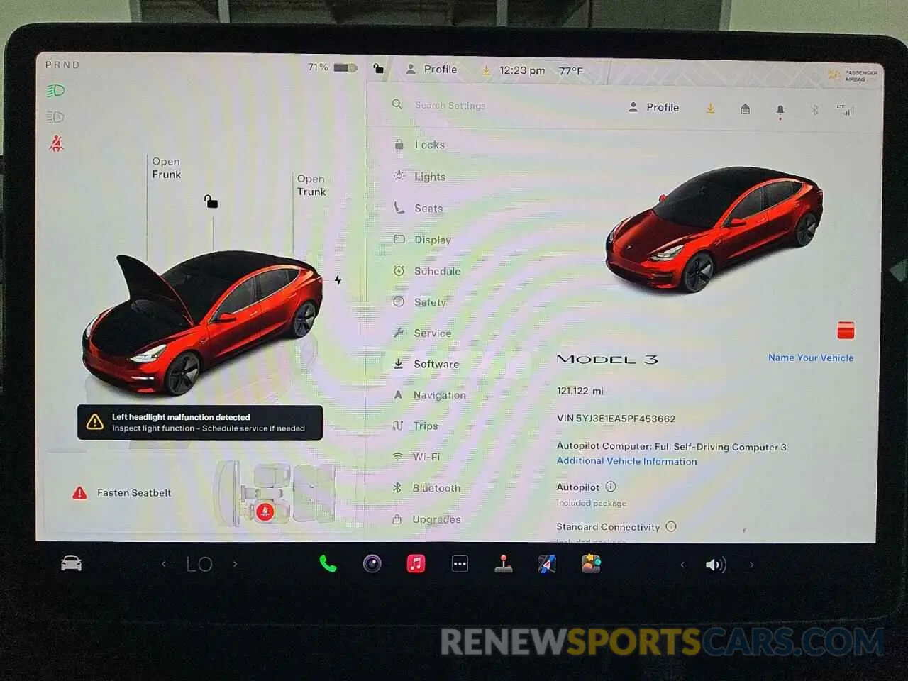 9 Photograph of a damaged car 5YJ3E1EA5PF453662 TESLA MODEL 3 2023