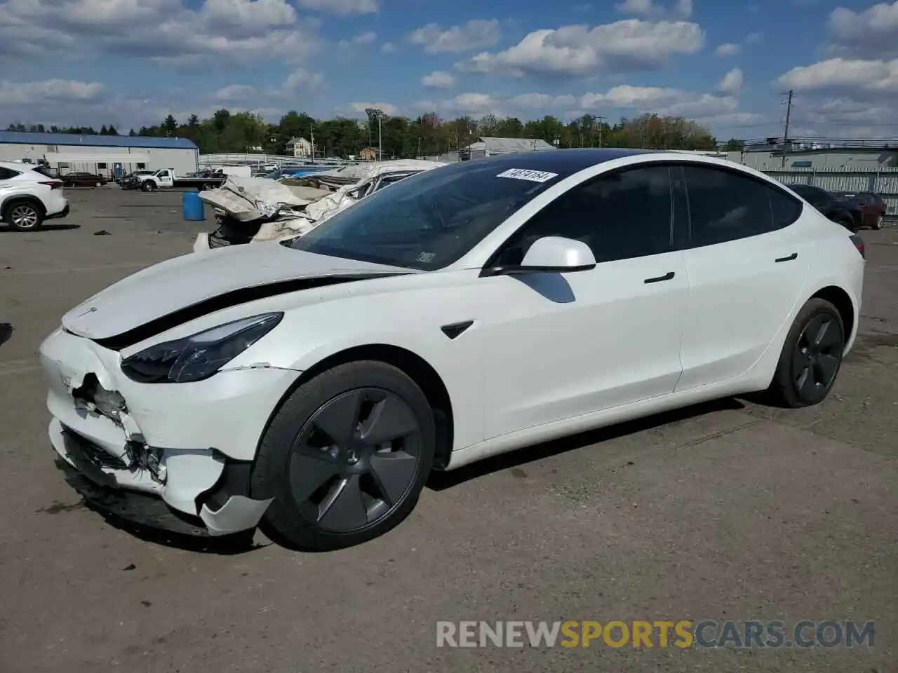 1 Photograph of a damaged car 5YJ3E1EA5PF454360 TESLA MODEL 3 2023