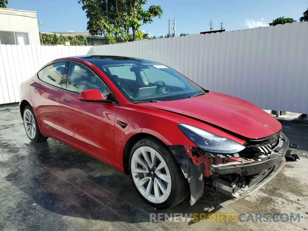 4 Photograph of a damaged car 5YJ3E1EA5PF457114 TESLA MODEL 3 2023