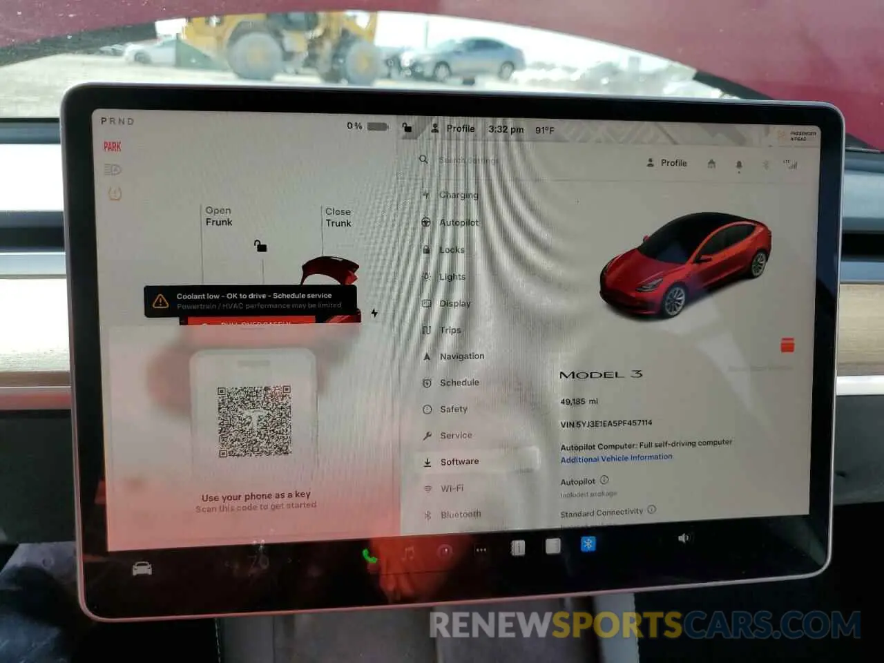 9 Photograph of a damaged car 5YJ3E1EA5PF457114 TESLA MODEL 3 2023