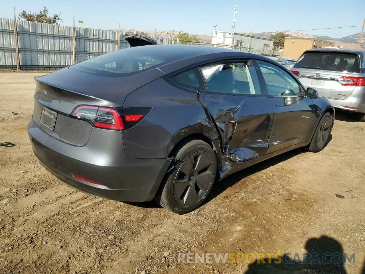 3 Photograph of a damaged car 5YJ3E1EA5PF457159 TESLA MODEL 3 2023