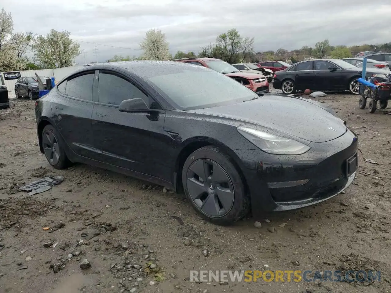 4 Photograph of a damaged car 5YJ3E1EA5PF466881 TESLA MODEL 3 2023