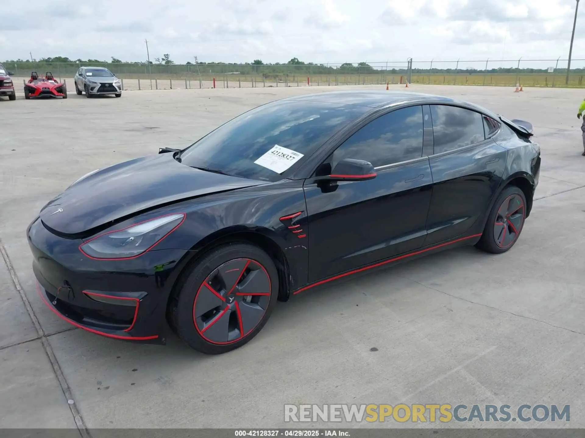 2 Photograph of a damaged car 5YJ3E1EA5PF484040 TESLA MODEL 3 2023