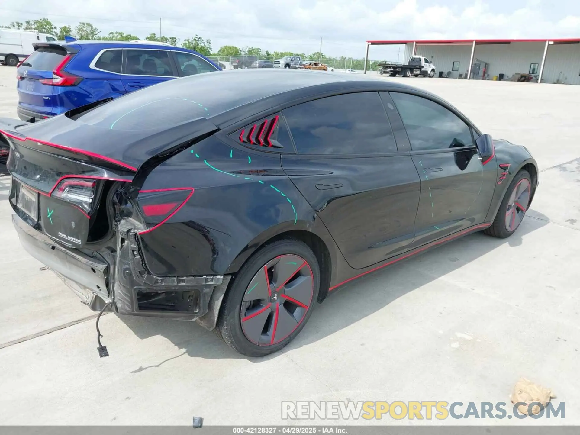 4 Photograph of a damaged car 5YJ3E1EA5PF484040 TESLA MODEL 3 2023