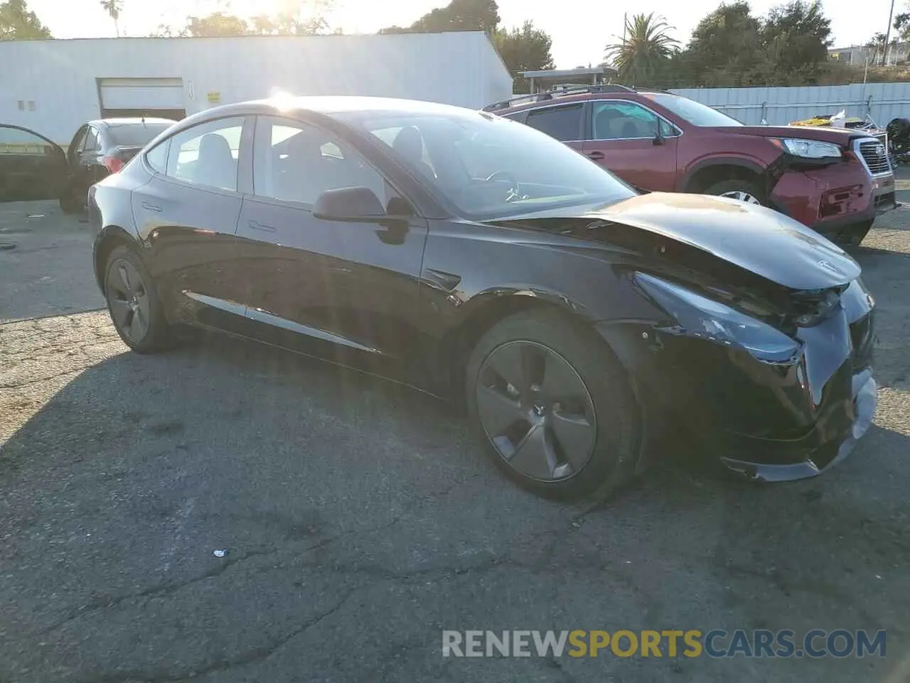 4 Photograph of a damaged car 5YJ3E1EA5PF487049 TESLA MODEL 3 2023