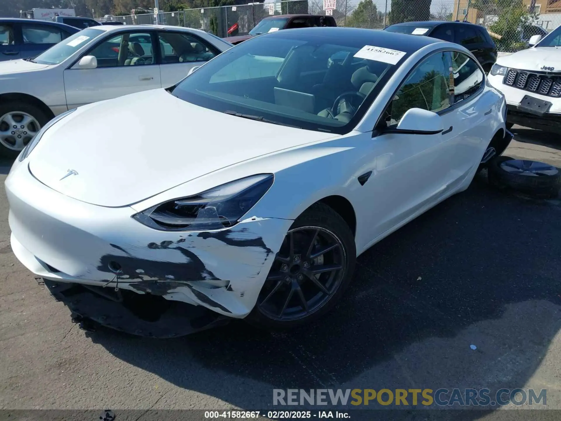 6 Photograph of a damaged car 5YJ3E1EA5PF487939 TESLA MODEL 3 2023