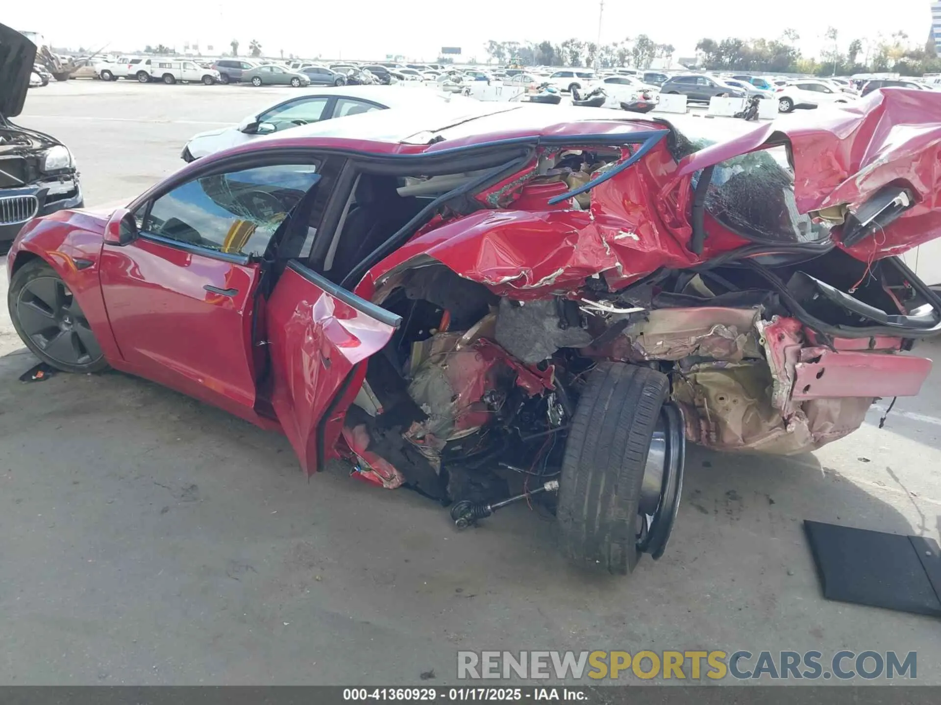3 Photograph of a damaged car 5YJ3E1EA5PF488122 TESLA MODEL 3 2023