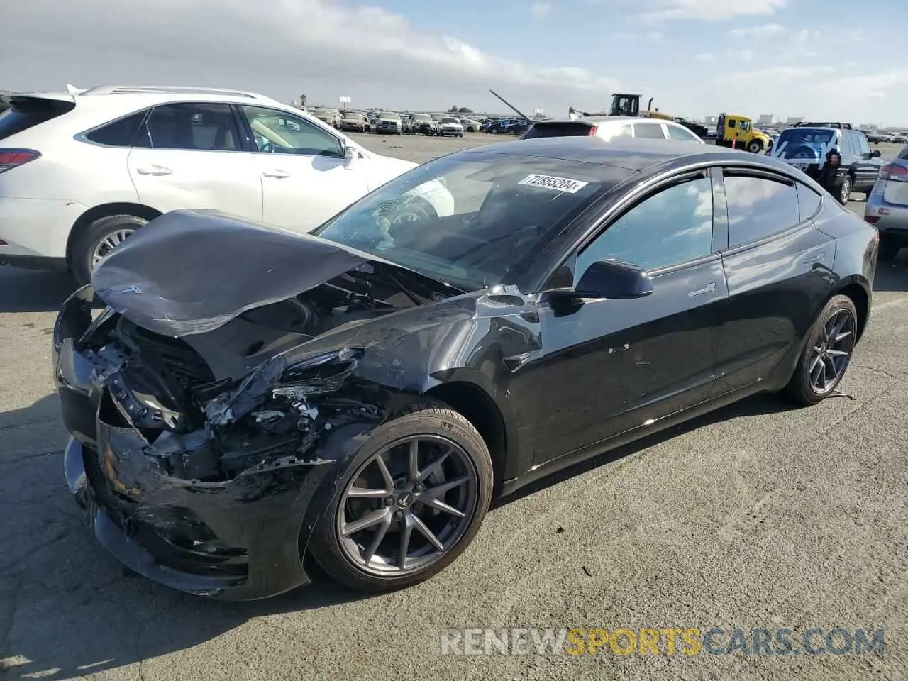 1 Photograph of a damaged car 5YJ3E1EA5PF493949 TESLA MODEL 3 2023