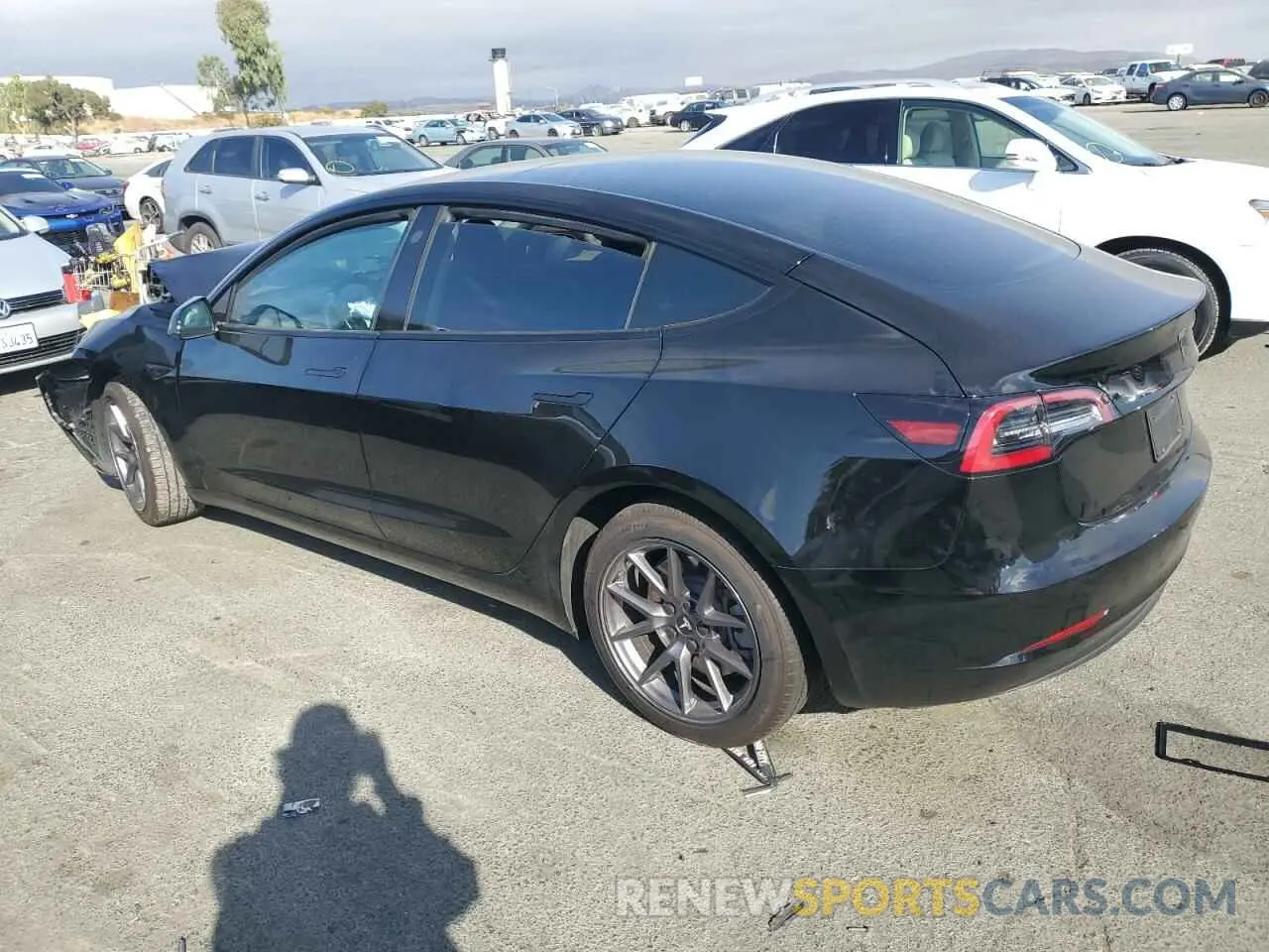 2 Photograph of a damaged car 5YJ3E1EA5PF493949 TESLA MODEL 3 2023