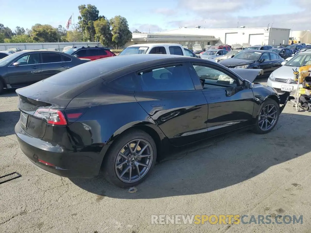 3 Photograph of a damaged car 5YJ3E1EA5PF493949 TESLA MODEL 3 2023