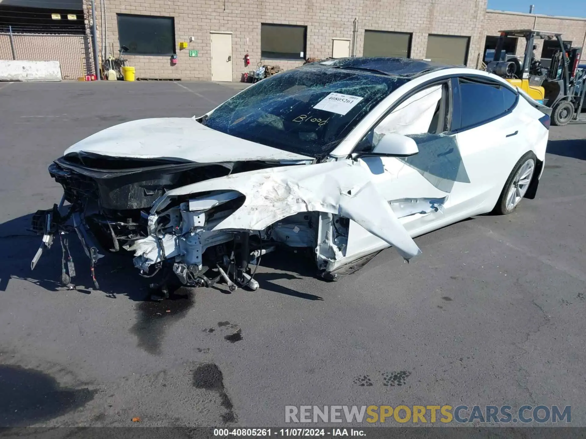 2 Photograph of a damaged car 5YJ3E1EA5PF496317 TESLA MODEL 3 2023