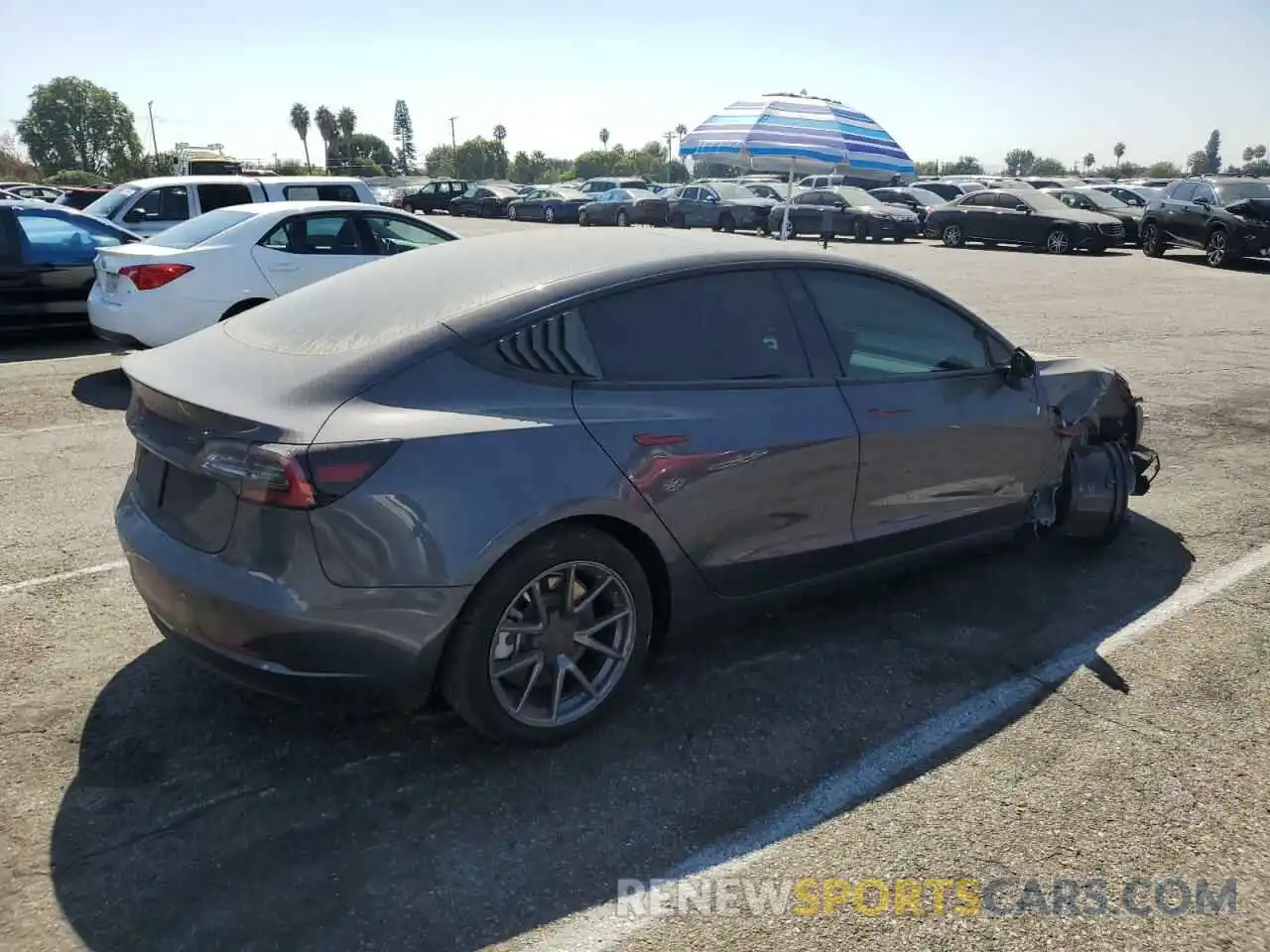 3 Photograph of a damaged car 5YJ3E1EA5PF497371 TESLA MODEL 3 2023