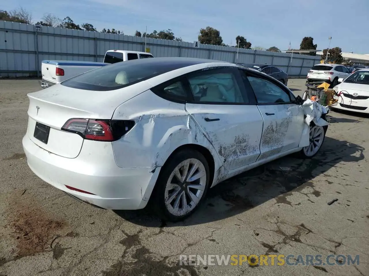 3 Photograph of a damaged car 5YJ3E1EA5PF497788 TESLA MODEL 3 2023
