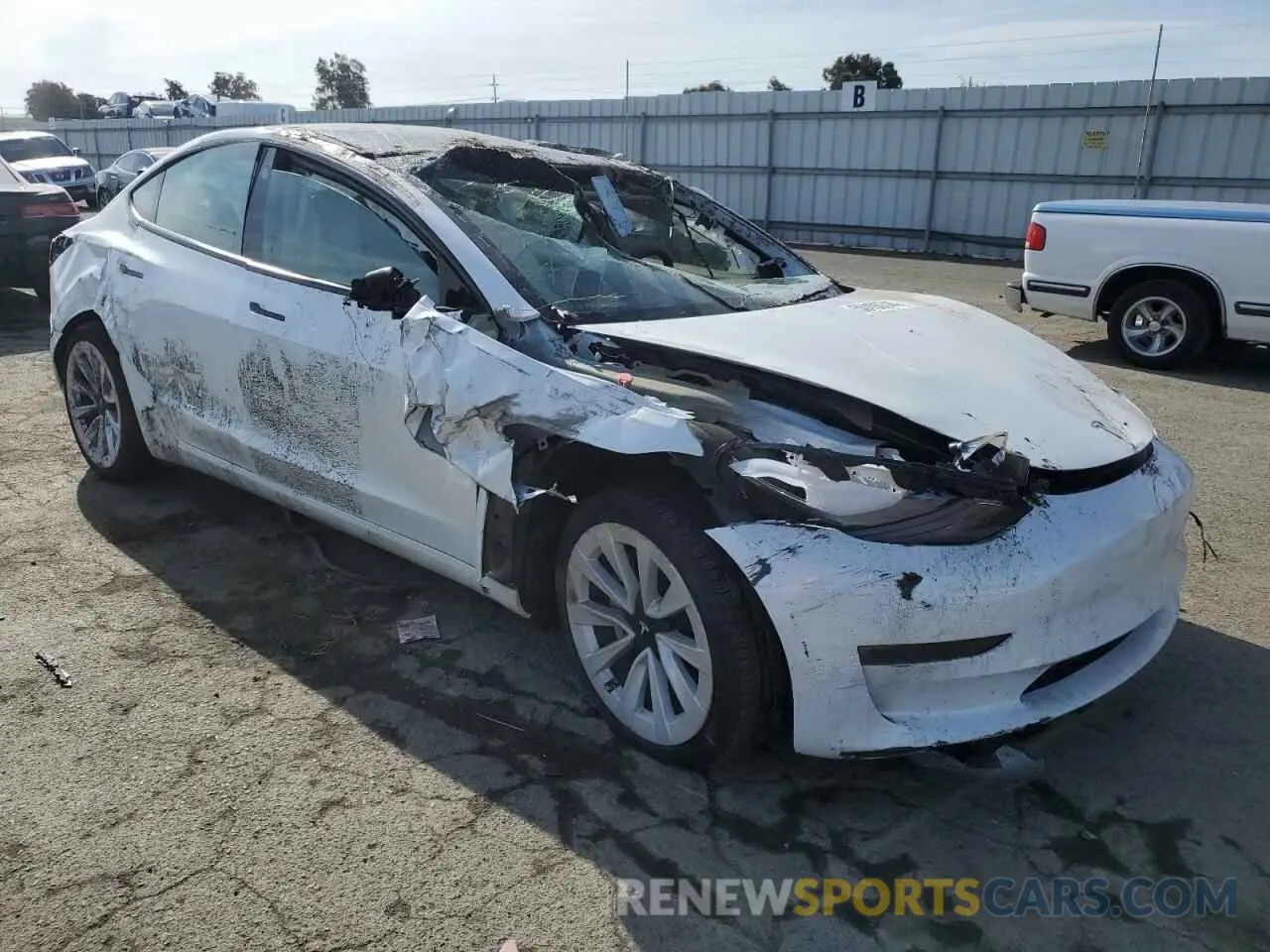 4 Photograph of a damaged car 5YJ3E1EA5PF497788 TESLA MODEL 3 2023