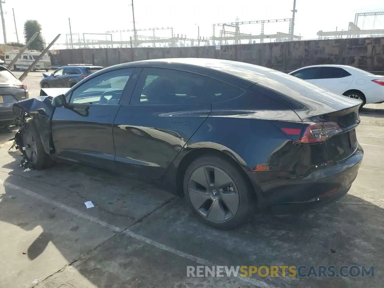2 Photograph of a damaged car 5YJ3E1EA5PF499296 TESLA MODEL 3 2023