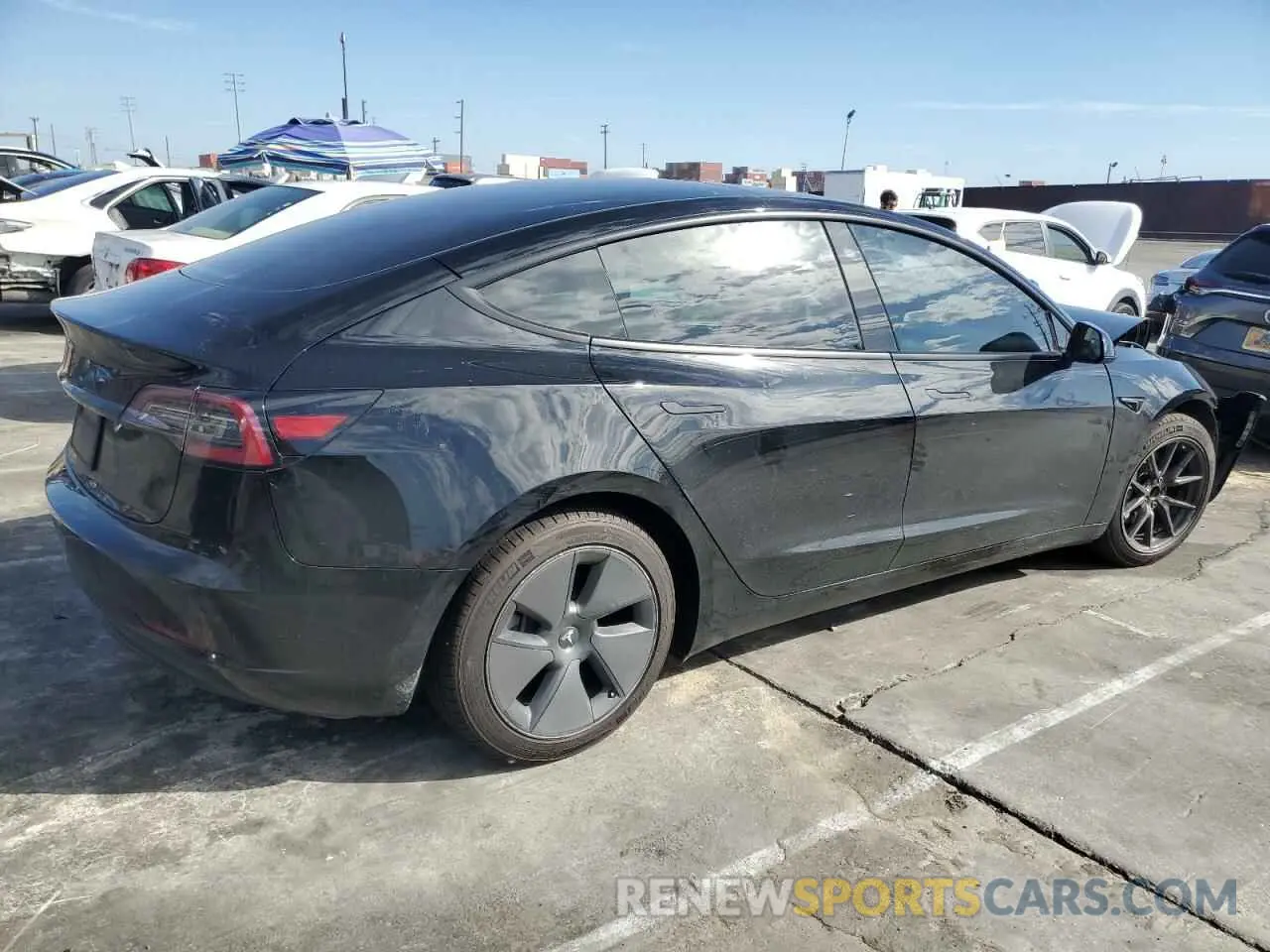 3 Photograph of a damaged car 5YJ3E1EA5PF499296 TESLA MODEL 3 2023
