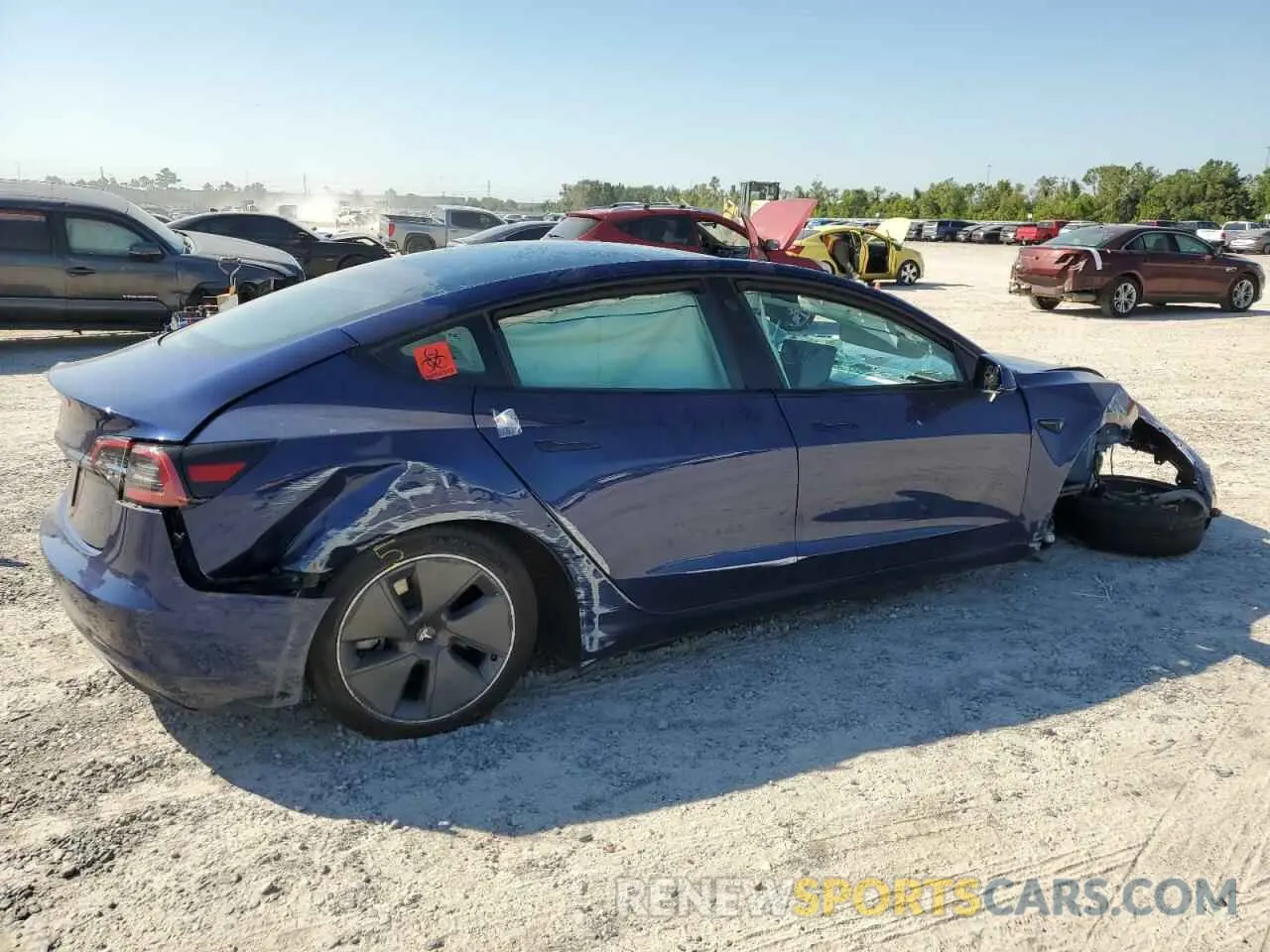 3 Photograph of a damaged car 5YJ3E1EA5PF507297 TESLA MODEL 3 2023