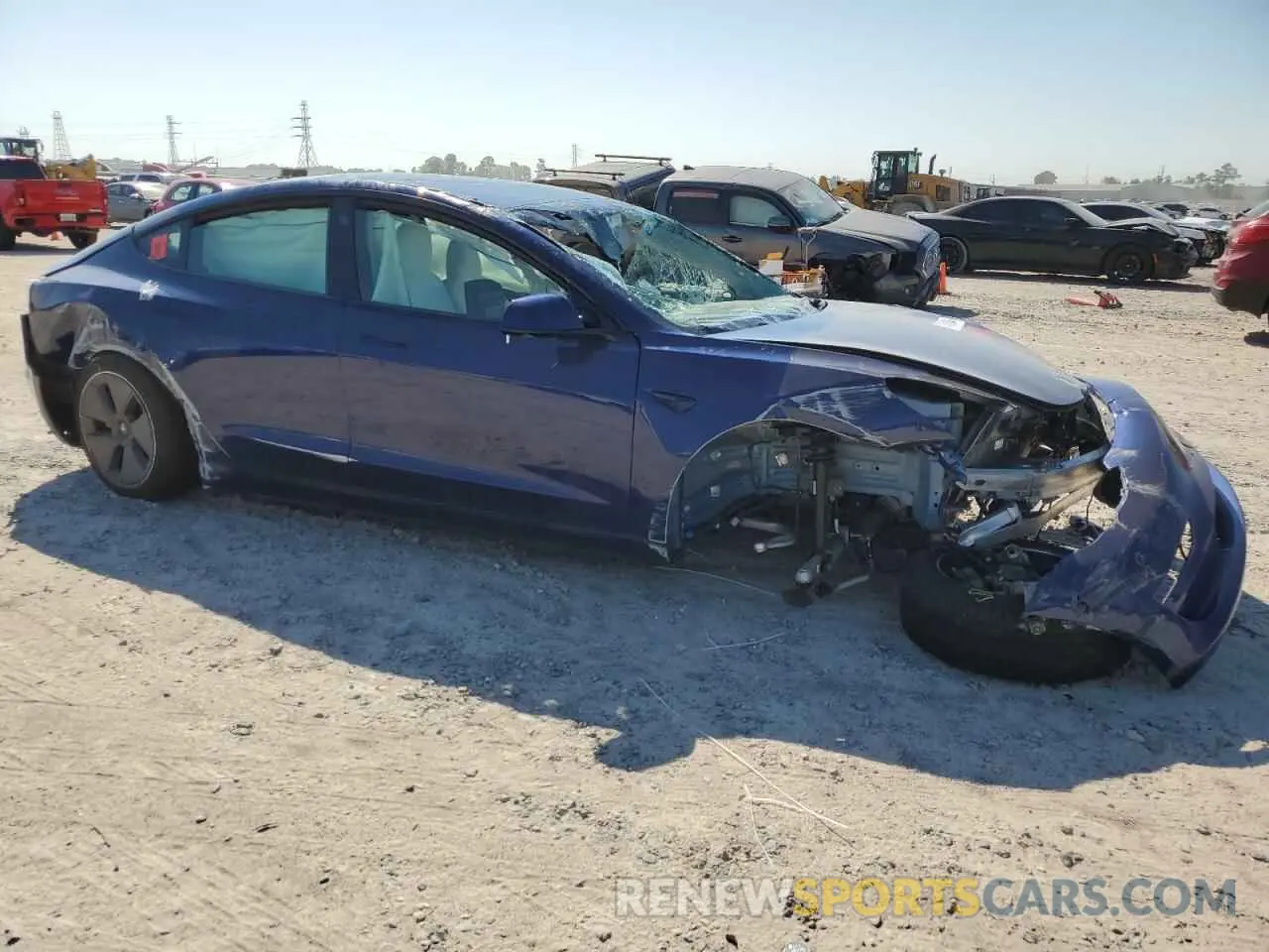 4 Photograph of a damaged car 5YJ3E1EA5PF507297 TESLA MODEL 3 2023