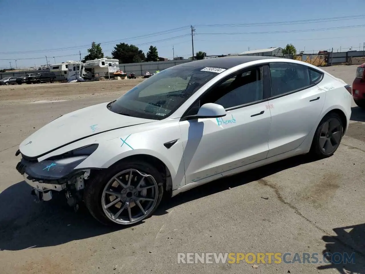 1 Photograph of a damaged car 5YJ3E1EA5PF512838 TESLA MODEL 3 2023