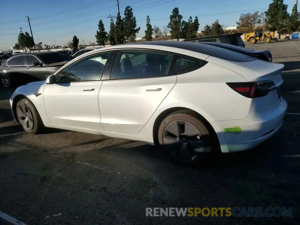 2 Photograph of a damaged car 5YJ3E1EA5PF514878 TESLA MODEL 3 2023