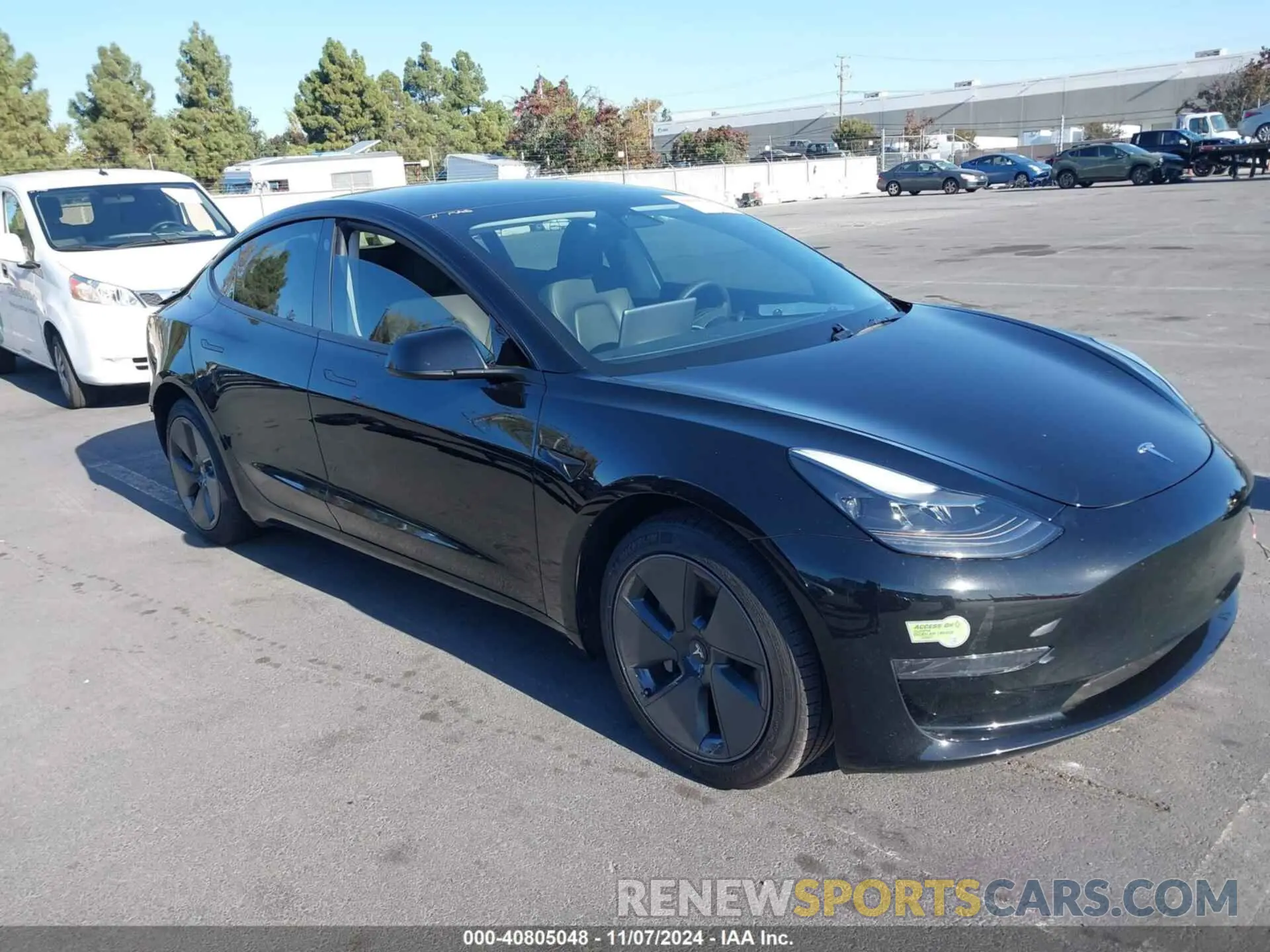 1 Photograph of a damaged car 5YJ3E1EA5PF546035 TESLA MODEL 3 2023