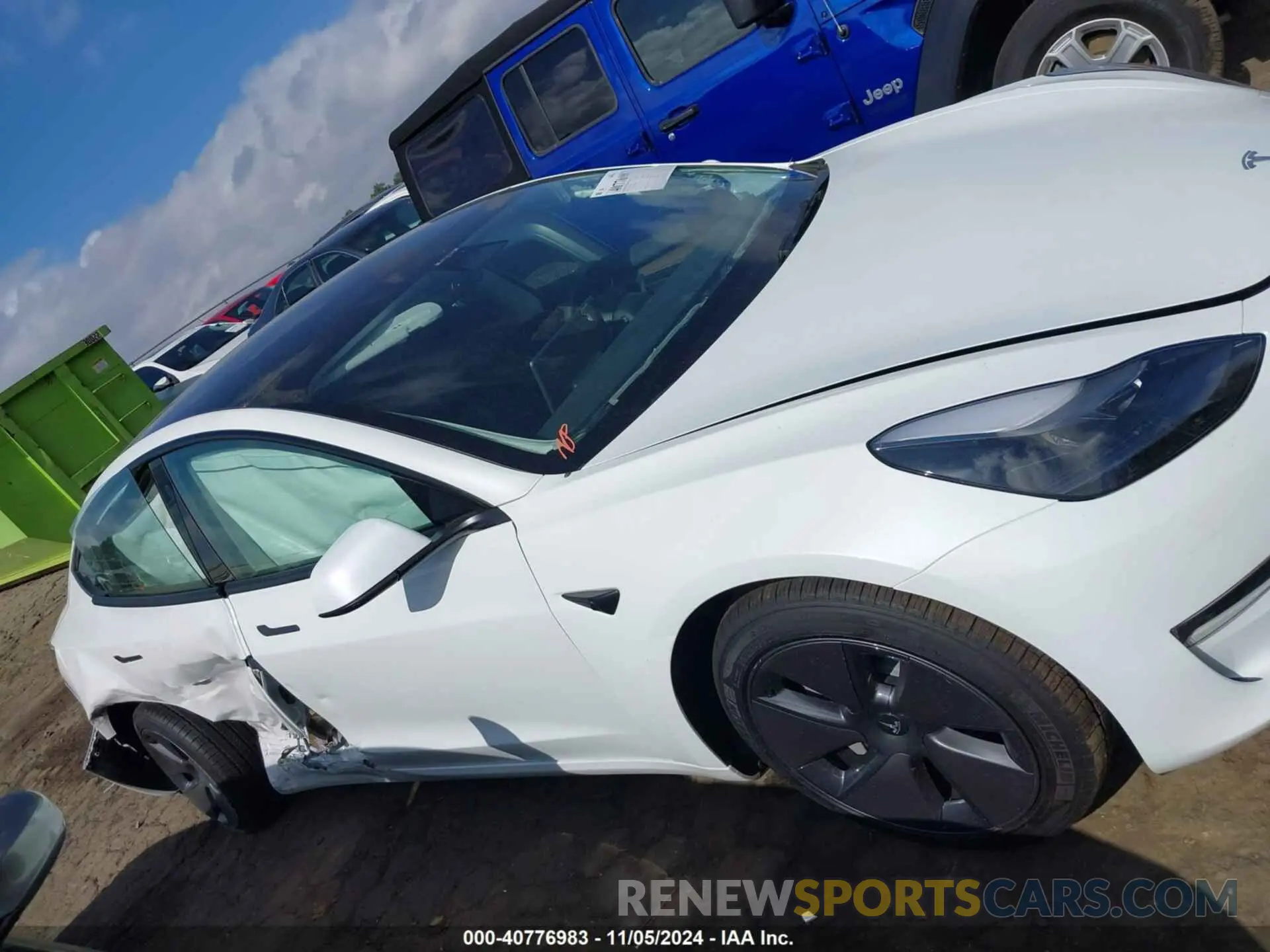 13 Photograph of a damaged car 5YJ3E1EA5PF546696 TESLA MODEL 3 2023