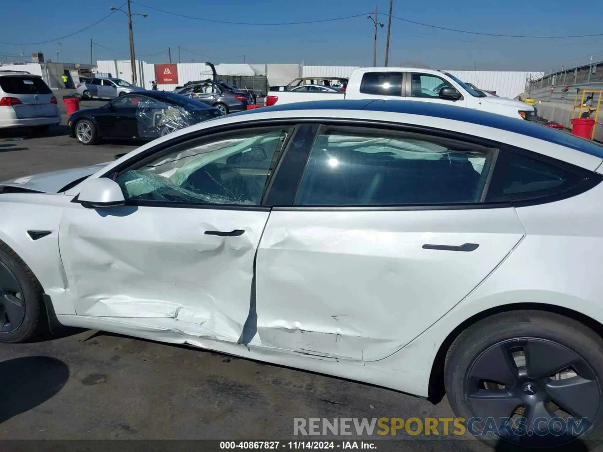 13 Photograph of a damaged car 5YJ3E1EA5PF548027 TESLA MODEL 3 2023
