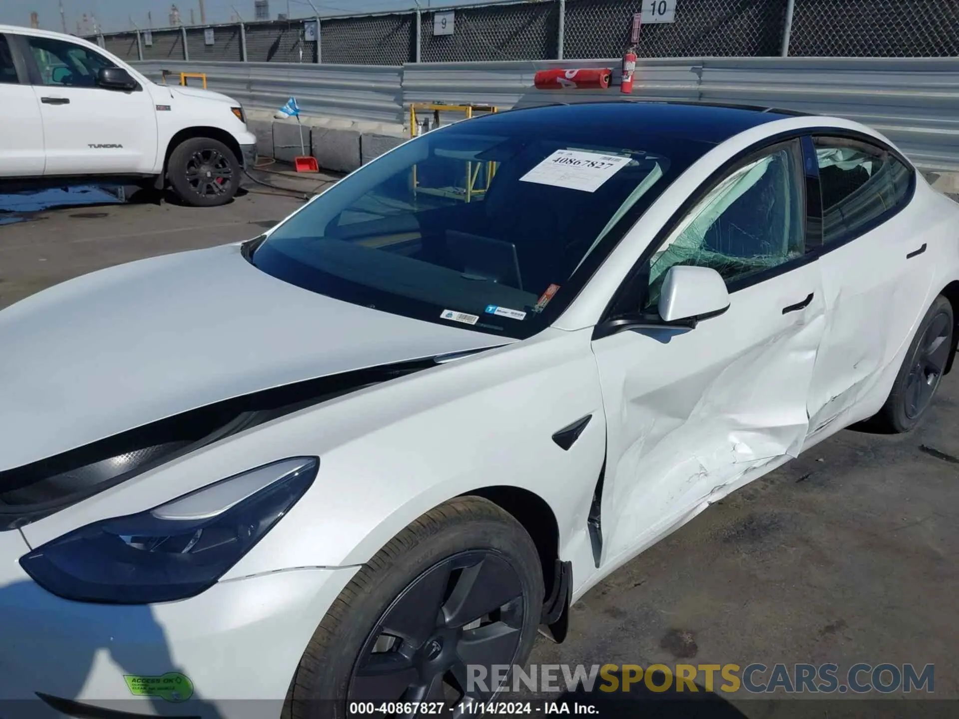 6 Photograph of a damaged car 5YJ3E1EA5PF548027 TESLA MODEL 3 2023
