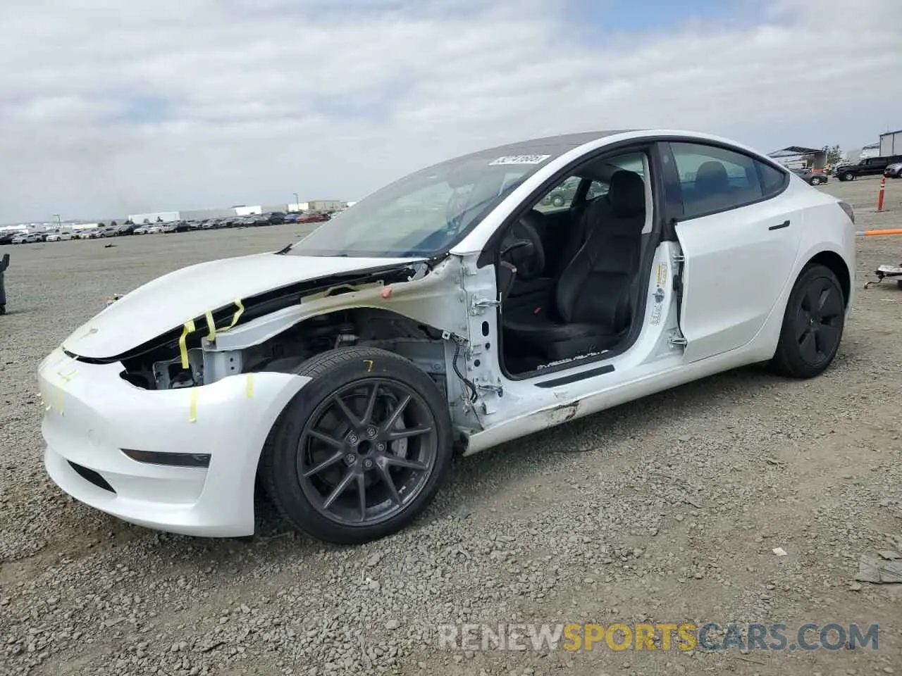 1 Photograph of a damaged car 5YJ3E1EA5PF552319 TESLA MODEL 3 2023