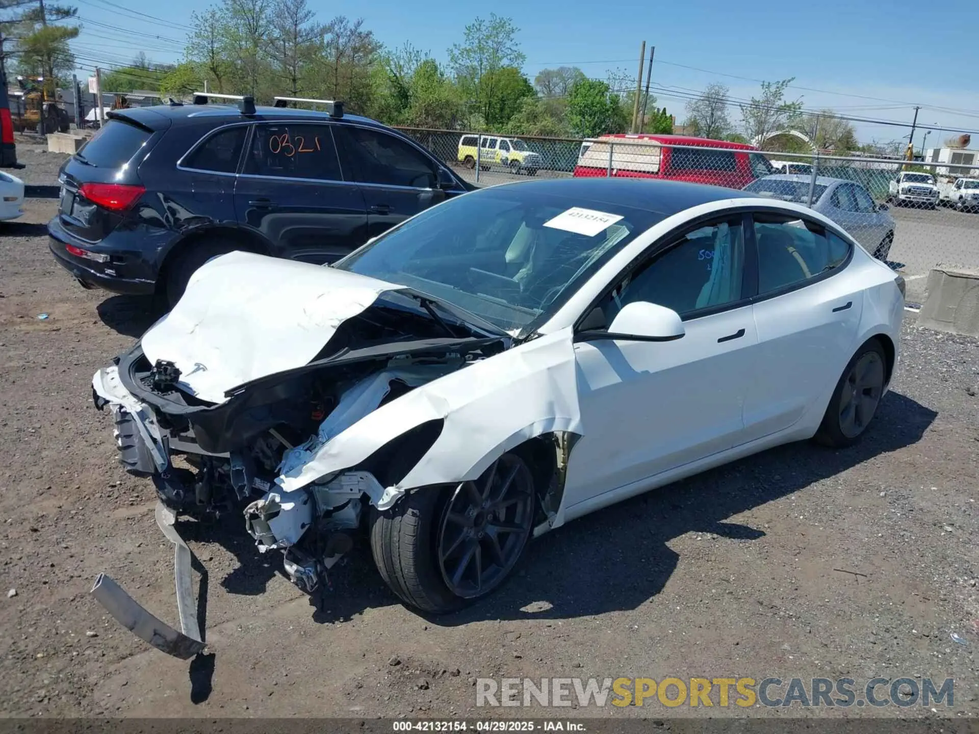 2 Photograph of a damaged car 5YJ3E1EA5PF553275 TESLA MODEL 3 2023