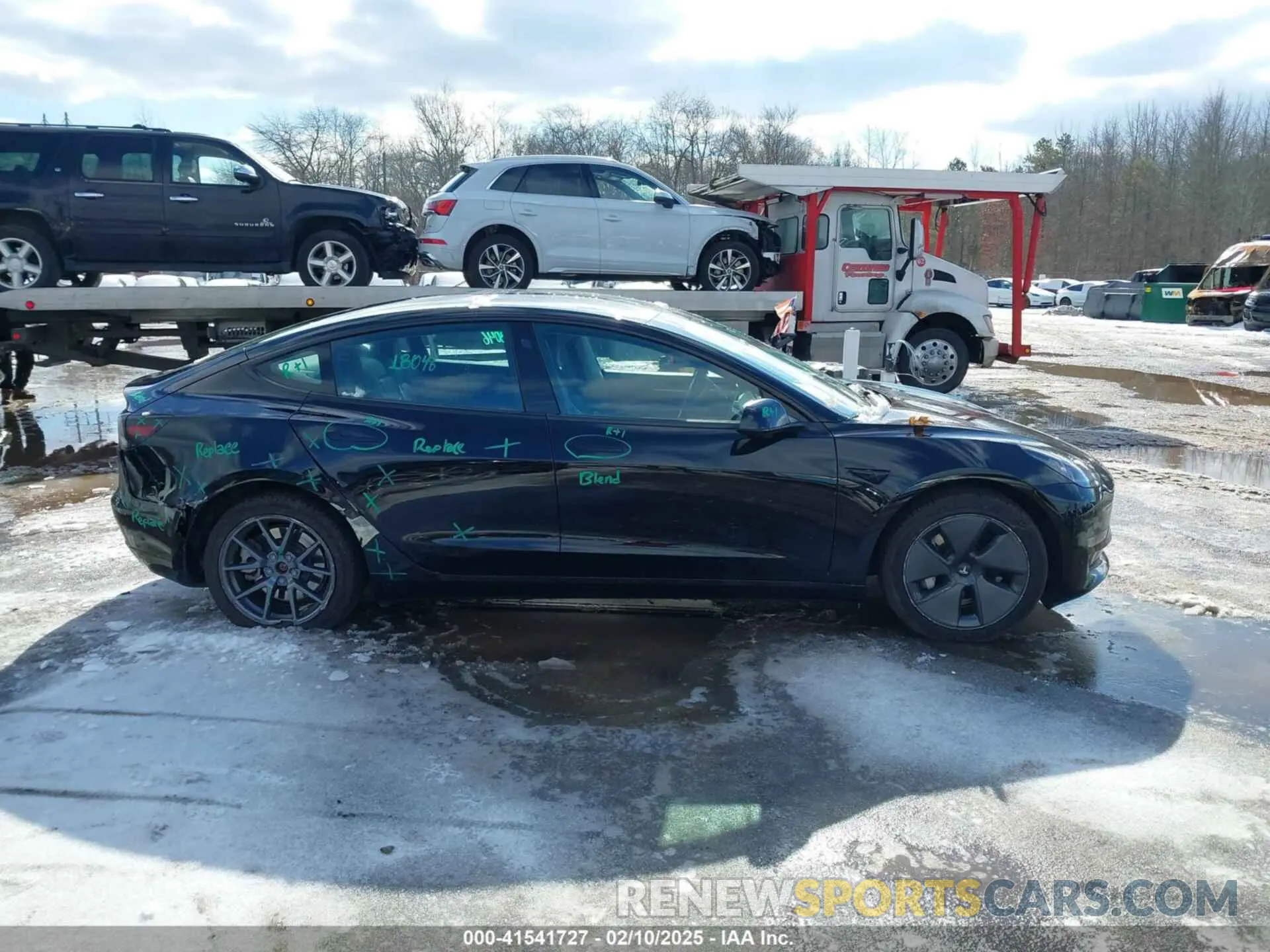 13 Photograph of a damaged car 5YJ3E1EA5PF563496 TESLA MODEL 3 2023