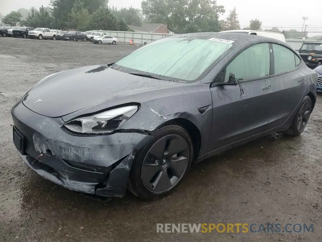 1 Photograph of a damaged car 5YJ3E1EA5PF575471 TESLA MODEL 3 2023