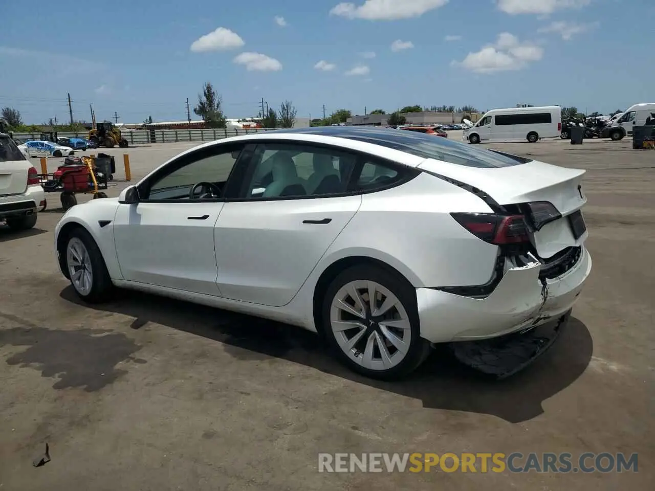 2 Photograph of a damaged car 5YJ3E1EA5PF580945 TESLA MODEL 3 2023