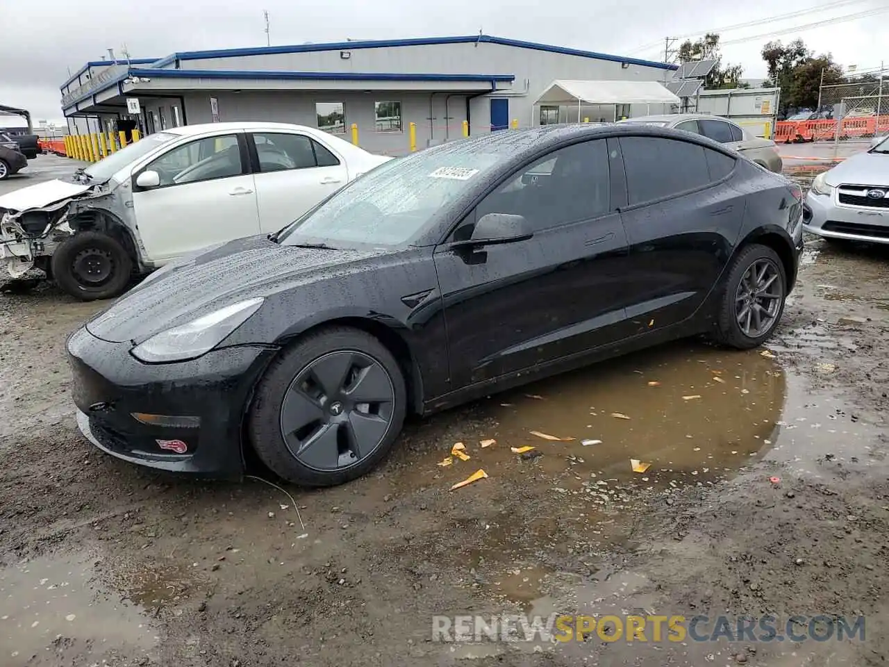 1 Photograph of a damaged car 5YJ3E1EA5PF590181 TESLA MODEL 3 2023