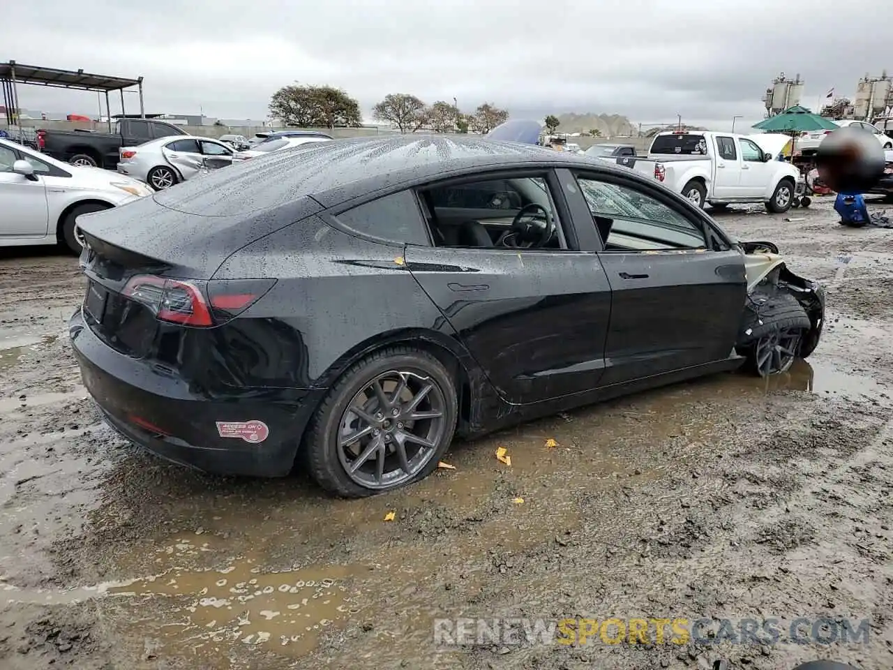 3 Photograph of a damaged car 5YJ3E1EA5PF590181 TESLA MODEL 3 2023