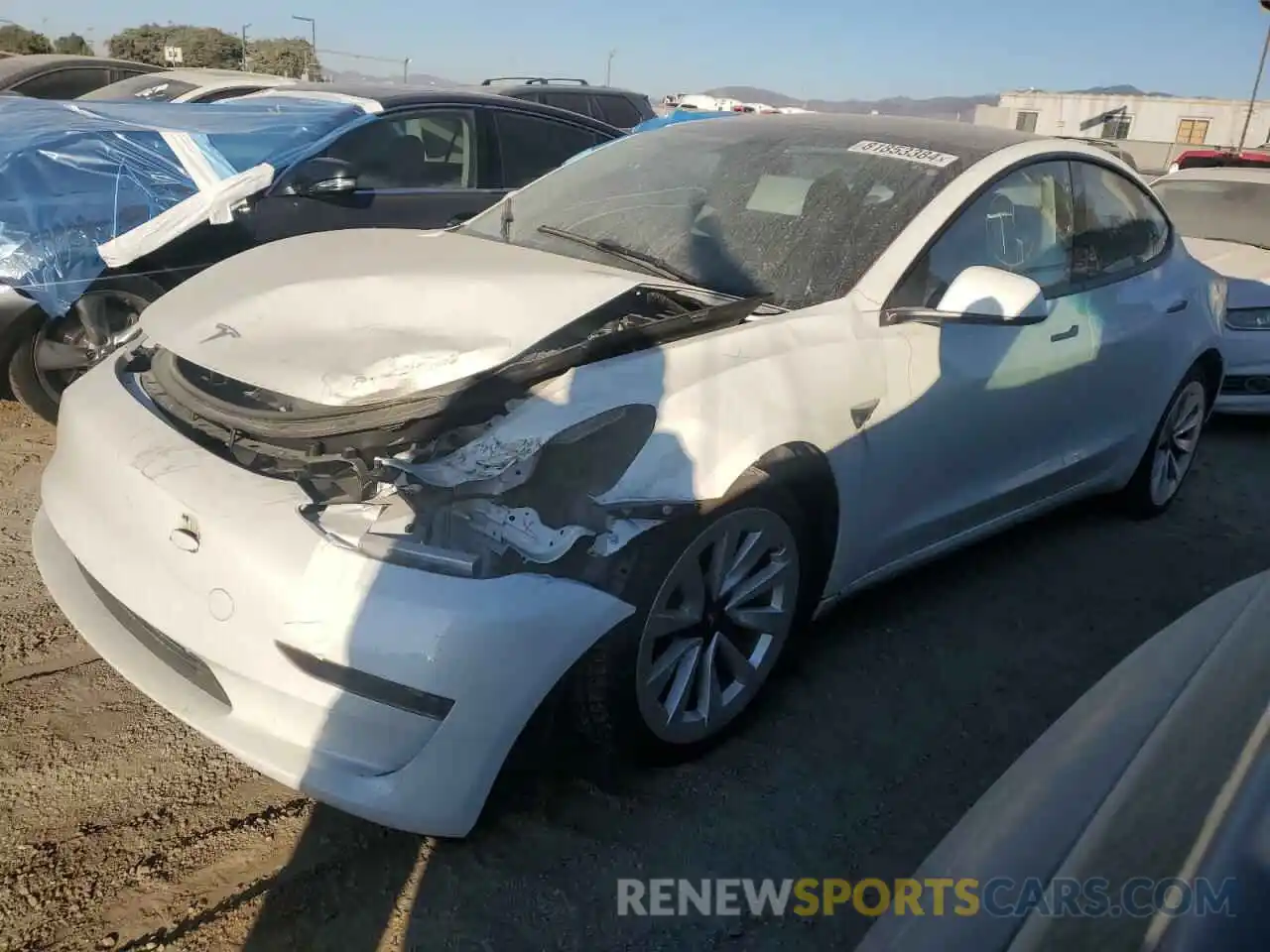 1 Photograph of a damaged car 5YJ3E1EA5PF610249 TESLA MODEL 3 2023