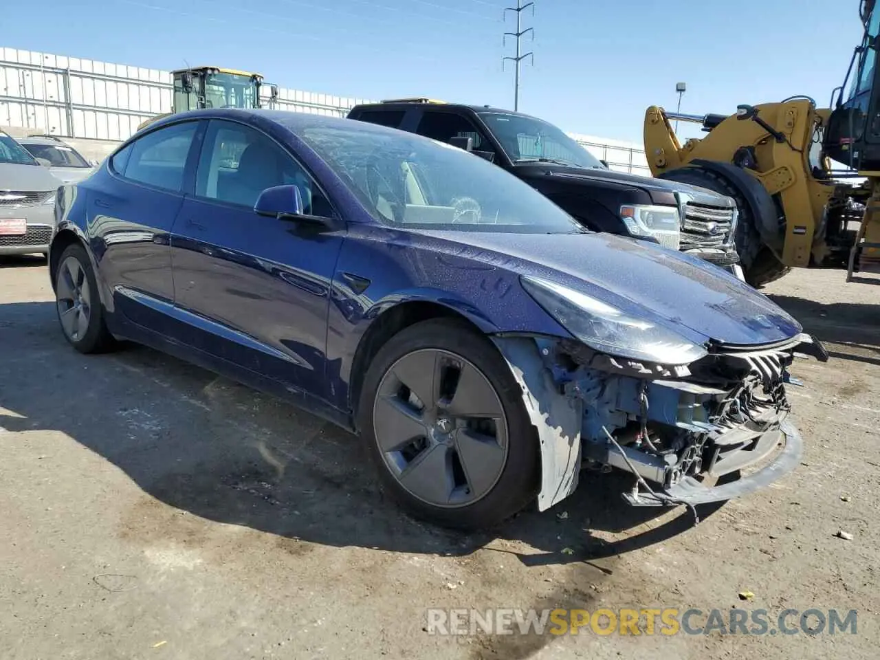4 Photograph of a damaged car 5YJ3E1EA5PF638097 TESLA MODEL 3 2023