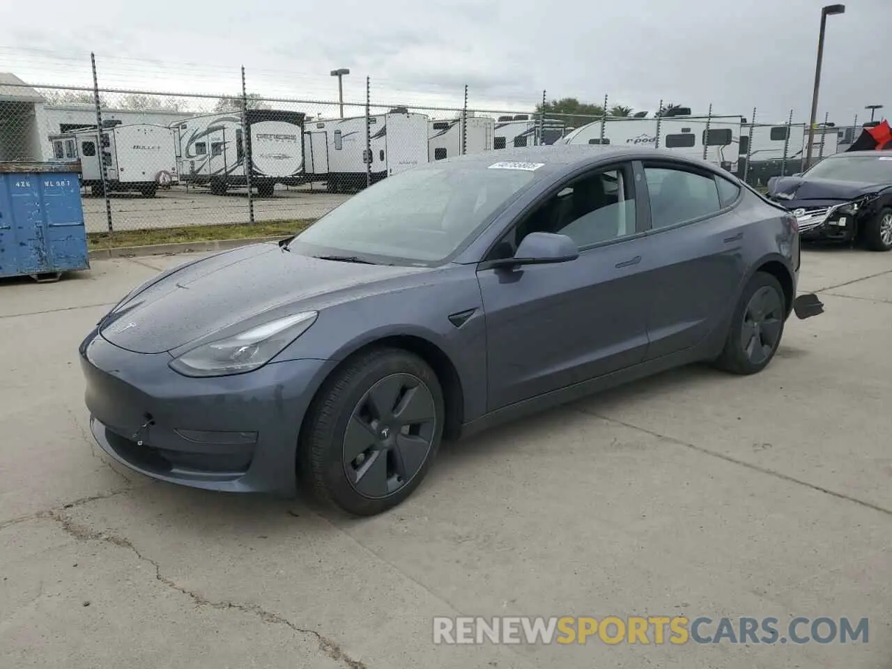 1 Photograph of a damaged car 5YJ3E1EA5PF640335 TESLA MODEL 3 2023