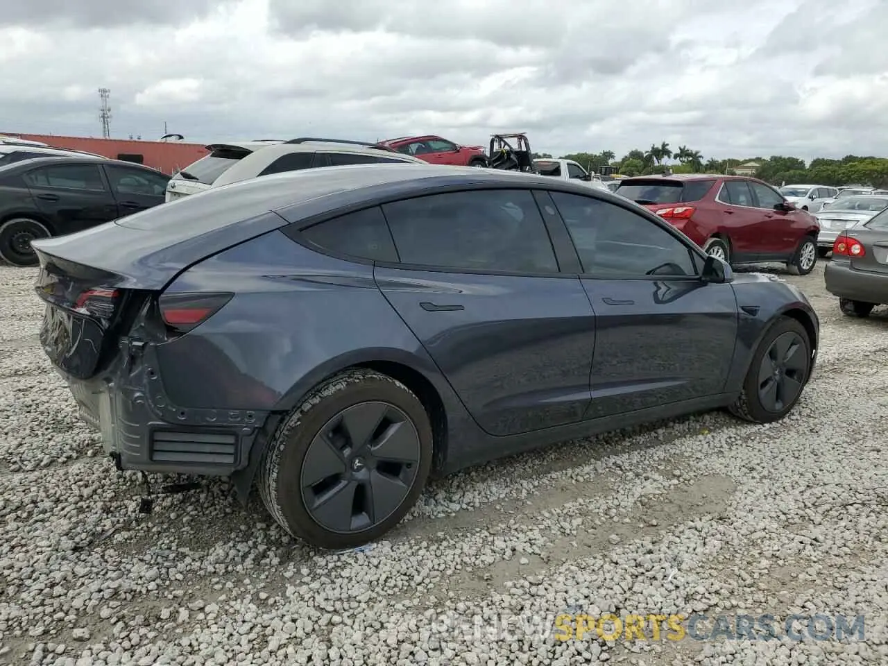 3 Photograph of a damaged car 5YJ3E1EA5PF646801 TESLA MODEL 3 2023
